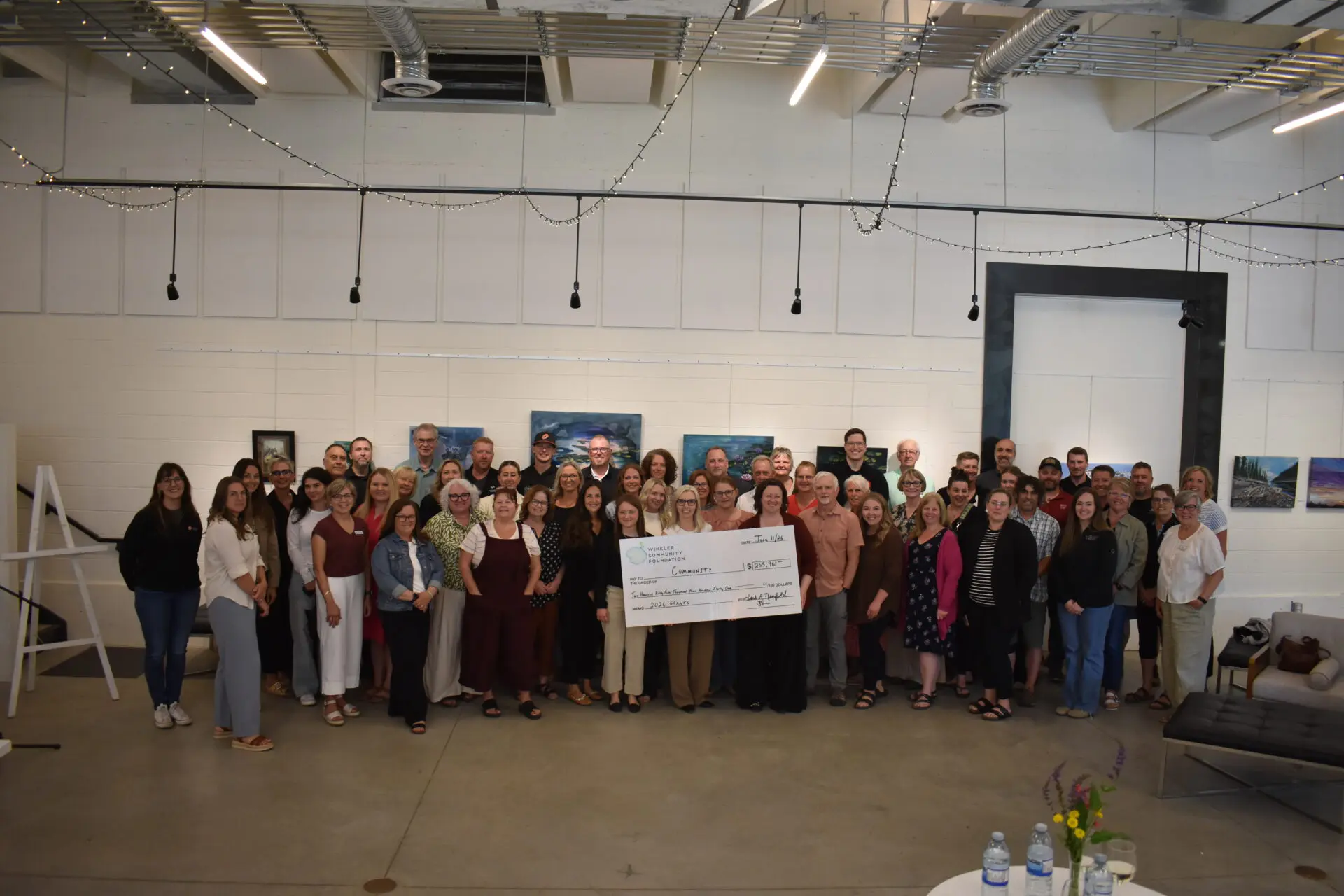 2026 Grant Recipients 2023 grant cheque group photo