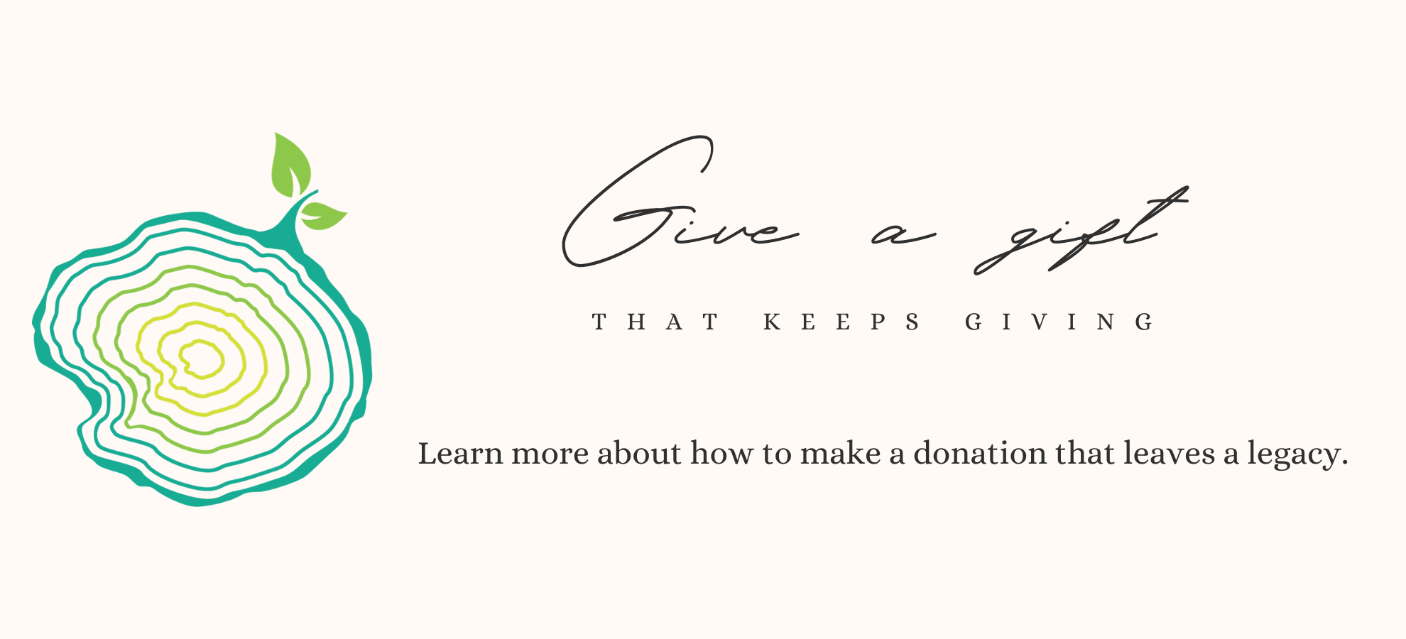 Give a Gift website banner